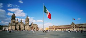 Plaza de la constitución en México